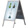 Alu-Line Standard Kundenstopper - 50x70 cm - Silber #1