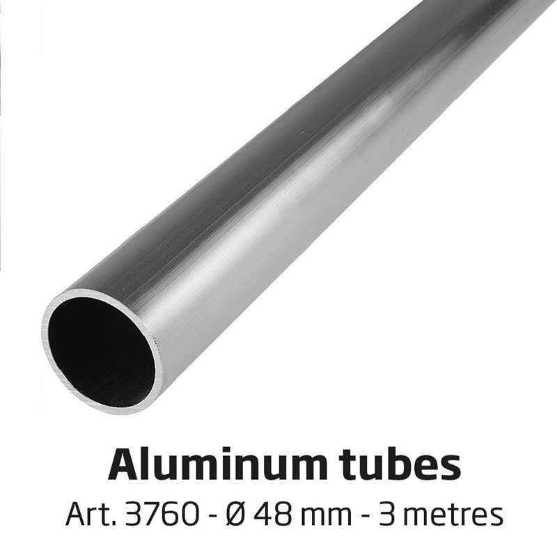 Banner Tube Wall Frame, Rahmen mit Wandhalterung, aus 48mm Aluminiumrohr, 100 x 100 cm #4